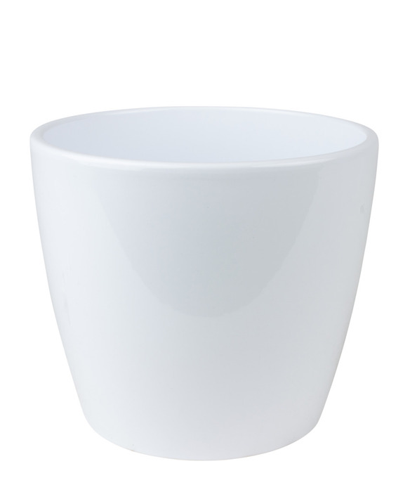 Potteskjuler Maja hvid Ø8 cm